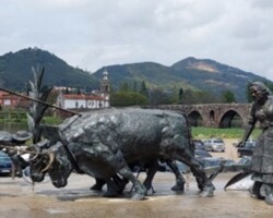 Monumento “Memórias do Campo” em Ponte de Lima.